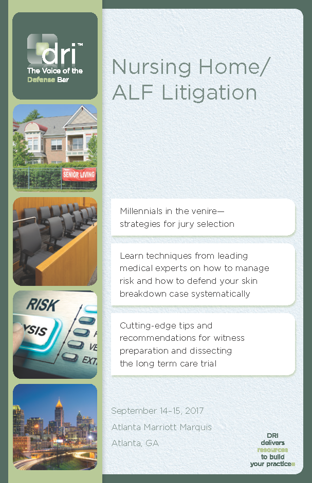 Nursing Home/ALF Litigation