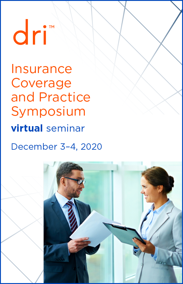 Display event Insurance Coverage and Practice Virtual Symposium